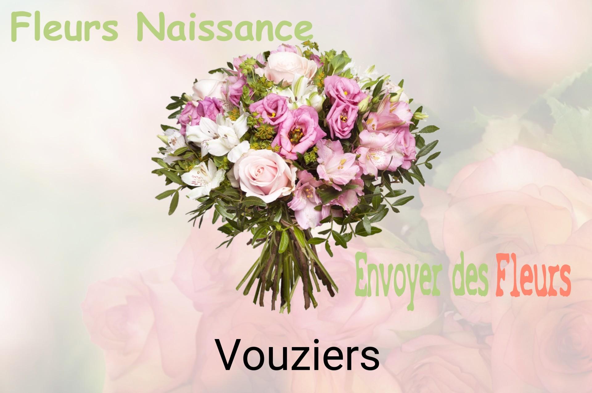 Bouquet de fleurs de naissance livré à Vouziers